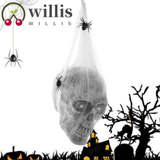 Willis หัวกะโหลกเรืองแสง เสมือนจริง สําหรับปาร์ตี้ฮาโลวีน