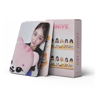 โปสการ์ดโลโม่ IVE MINIVE POP UP Liz Leeseo Yujin Wonyoung Gaeul Rei Kpop ลดราคา JY 55 ชิ้น ต่อกล่อง