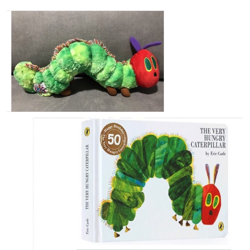The Very Hungry Caterpillar โดย Eric Carle Orignal English Children Board Book