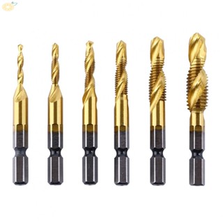 【VARSTR】Tap Drill 6pcs For Power Tool Accessory Metric Tap Drill Thread Metric Tap