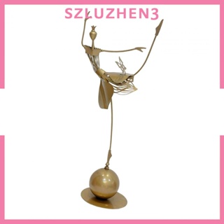 [Szluzhen3] รูปปั้นเด็กผู้หญิงเต้นรํา สไตล์โมเดิร์น สําหรับตกแต่งบ้าน คาเฟ่ ห้องนั่งเล่น เฟอร์นิเจอร์ ของขวัญวันครบรอบ