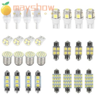 Mayshow 28 ชิ้น / เซต หลอดไฟ LED ร้อน โคมไฟภายในรถ