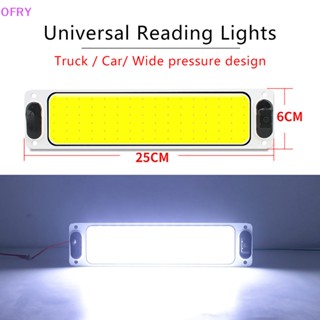 Of 12V 24V หลอดไฟ LED COB แถบไดโอด โคมไฟรถบรรทุก สําหรับรถยนต์ หลอดไฟอ่านหนังสือ RY