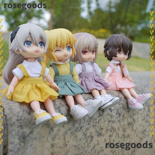 Rosegoods1 ชุดเอี๊ยมแฟชั่น คุณภาพสูง สําหรับตุ๊กตา 1/11 1/12