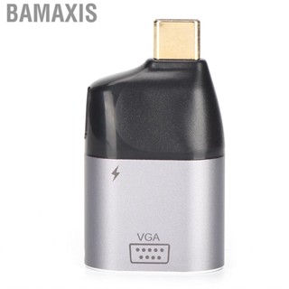 Bamaxis TypeC To VGA Adapter 1080P 60Hz USB C Compatible For