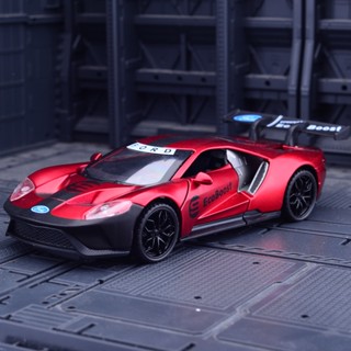 โมเดลรถยนต์ 1: 32 Ford GT โลหะผสม ของเล่นสําหรับเด็กผู้ชาย