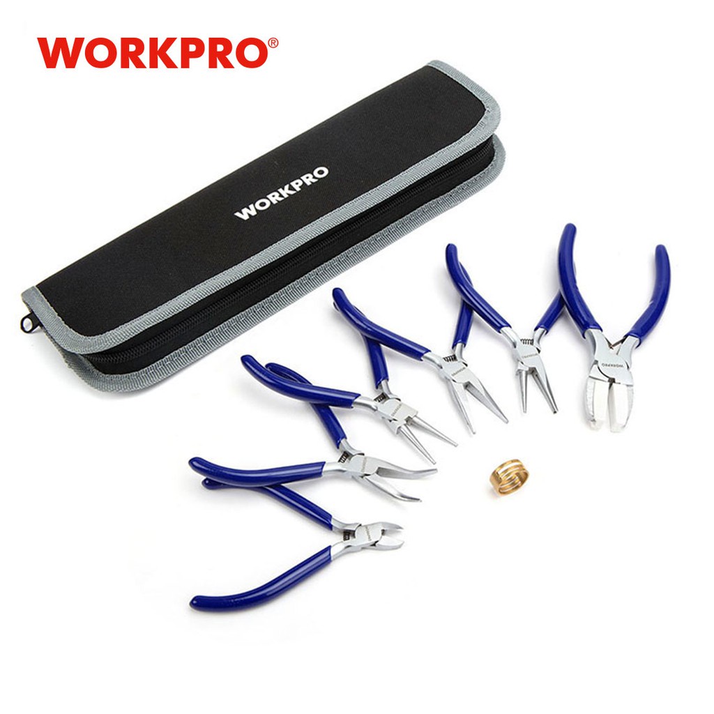 WORKPRO ชุดคีมสำหรับงานจิวเวอรี่ 7 ชิ้น รุ่น W001327