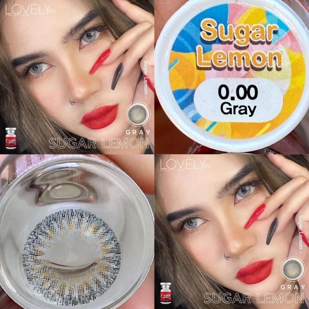 คอนแทคเลนส์ ฝาขาว Sugar Lemon