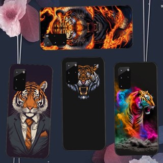 เคสโทรศัพท์มือถือ พลาสติก TPU นิ่ม ลายเสือนีออน สําหรับ Vivo V20 V20 SE Y70 2020 V20 Pro V21 4G 5G V21E