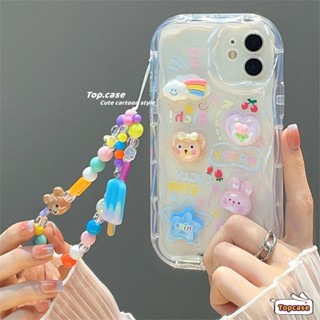 เคสป้องกันโทรศัพท์มือถือ TPU แบบนิ่ม ลายการ์ตูนหมี สีรุ้ง สําหรับ infinix Smart 7 5 2020 Hot 30 30i 30Play 20 20i 20Play Note 12 G96 Smart 6 6Plus Hot 8 10 Lite Hot 12 11 10 Play