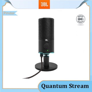 Jbl Quantum Stream ไมโครโฟน USB รูปแบบคู่ สําหรับบันทึกสตรีมมิ่ง และเล่นเกม