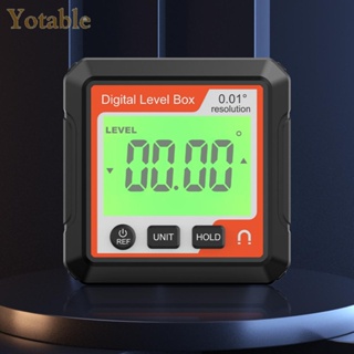 [Yotable.th] เครื่องวัดมุมดิจิทัล LCD 360 องศา สําหรับงานไม้