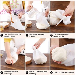 【COLORFUL】Dough Kneading Bag Transparent 31*21cm 41*28cm High Quality Reused Silicone