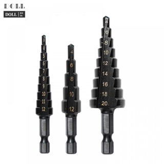 ⭐24H SHIPING ⭐Drill Bits HSS Hole Cutter Set Plastic Steel Straight Groove Step Drill