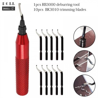 ⭐24H SHIPING ⭐Deburring Tools Handle Design RB3000 Red With 10PCS Bk3010 Deburring Tool