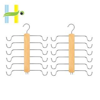 ไม้แขวนเสื้อ 360 องศา 2 แพ็ค° กล่องไม้ ประหยัดพื้นที่ สําหรับเก็บบราชั้นใน