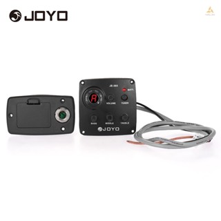 Meily_fun JOYO JE-303 อีควอไลเซอร์ 3-Band EQ พร้อมหน้าจอ LCD สําหรับกีตาร์อะคูสติก