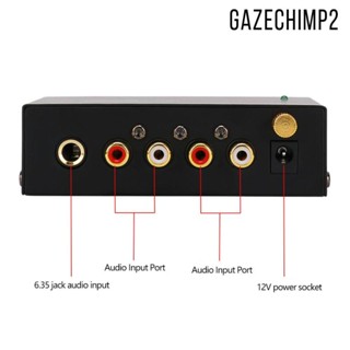 [Gazechimp2] เครื่องเล่นแผ่นเสียง เครื่องเล่นแผ่นเสียง RCA อินพุต RCA เอาท์พุต