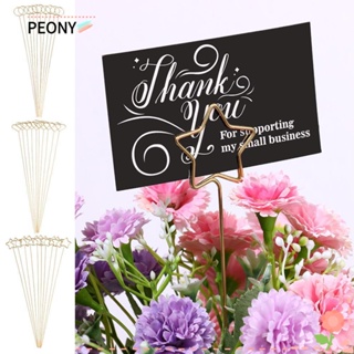 Peonypavilion คลิปหนีบช่อดอกไม้ แบบโลหะ 10 ชิ้น