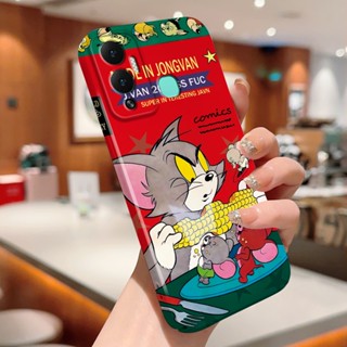 เคสโทรศัพท์มือถือแบบแข็ง กันกระแทก ลายการ์ตูน Tom Jerry สําหรับ Infinix Hot 9 10 11 Play Note 12 G96 Smart 6 Tecno Pova Neo