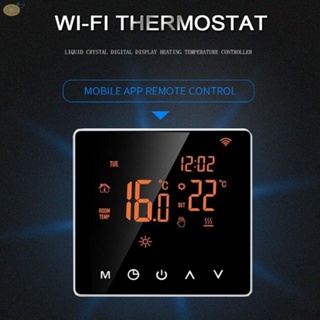 【VARSTR】Easy Installation Underfloor Heating Thermostat with LCD Touch Screen AC 85 240V