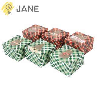 Jane กล่องกระดาษ ลายซานตาคลอส สําหรับใส่ของขวัญคริสต์มาส 24 ชิ้น