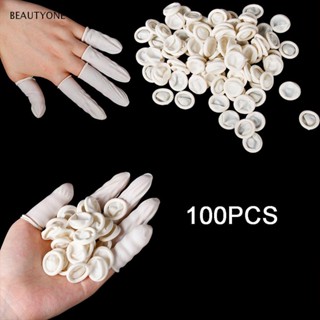 Topbeauty ถุงมือยาง กันลื่น สําหรับป้องกันนิ้วมือ 100 ชิ้น