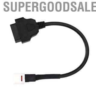 Supergoodsales Motorcycle  Diagnostic Cable ABS Adapter 4 Pin To OBD2 Fault Code  for