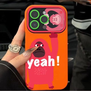 เคสมือถือ แบบนิ่ม ลาย Dopamine Orangutan สําหรับ Apple 14 Pro Max Iphone 13 Pro 12 11 7p