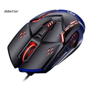 &lt;Dobetter&gt; เมาส์เกมมิ่งมีสาย USB เสียงเงียบ 6 ปุ่ม 3200DPI ปรับได้ สําหรับ PC