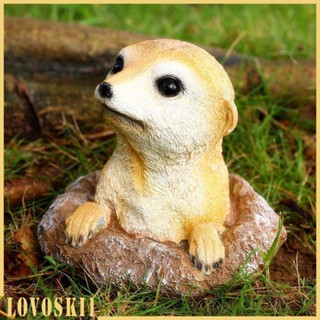 [Lovoski1] รูปปั้น Meerkat สําหรับตกแต่งบ้าน ออฟฟิศ