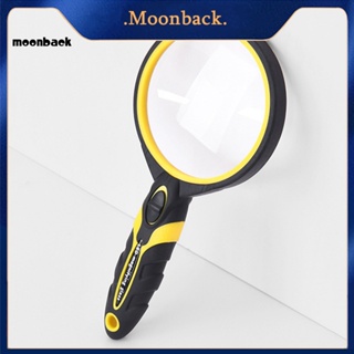 &lt;moonback&gt; แว่นขยาย สีดํา สําหรับการซ่อมแซม แว่นขยาย LED ที่เชื่อถือได้ จับสบาย