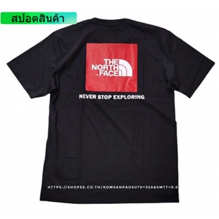 ✿♚เสื้อยืด The North Face เสื้อ The North Face เสื้อสตรีทโอเวอร์ไซส์