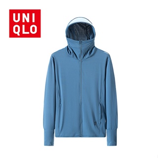 Uniqlo เสื้อแจ็กเก็ต ป้องกันแสงแดด UPF50 + คุณภาพสูง ป้องกันรังสียูวี ระบายอากาศ ทรงหลวม ถอดออกได้ สําหรับผู้ชาย