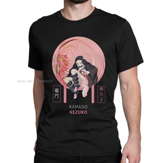 Adult Fit Nezuko Demon Slayer Kimetsu No Yaiba Kamado Tanjirou Anime Manga O-Neck T-Shirts_03