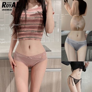 Royal Underwear ส่งเร็วกางเกงในรุ่นใหม่ สุดฮิต ลูกไม้เซ็กซี่ กางเกงในลูกไม้ กางเกงในสำหรับผู้หญิง BBI03