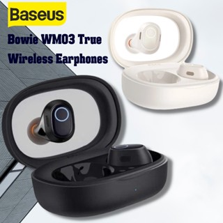 Baseus หูฟังบลูทูธไร้สาย Bowie WM03 TWS หูฟังสเตอริโอไร้สาย บลูทูธ 5.3 หูฟังบลูทูธ Mini-Bud หูฟังไร้สาย