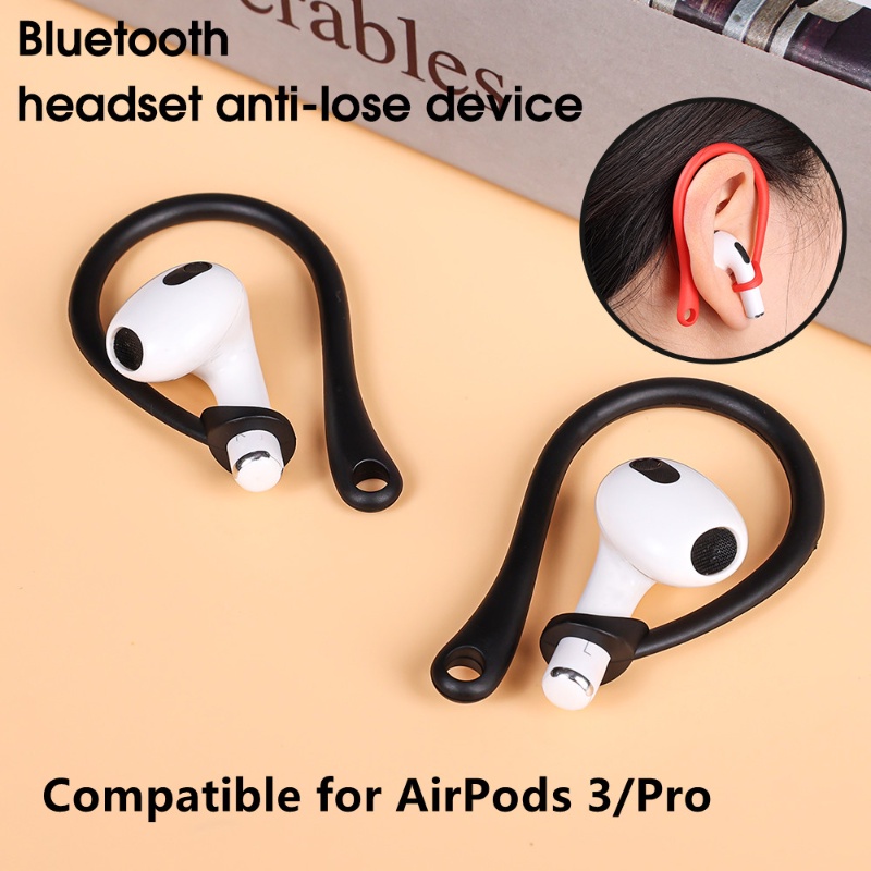 ตะขอเกี่ยวหูฟังบลูทูธไร้สาย ซิลิโคนนิ่ม กันหล่น ใส่สบาย หลากสี สําหรับ AirPods 3 Pro