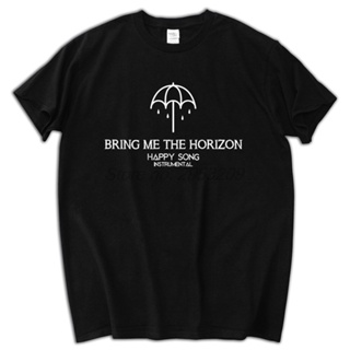 เสื้อยืดแขนสั้นเสื้อยืด พิมพ์ลาย Bring Me The Horizon แฟชั่นฤดูร้อน สําหรับผู้ชายS-5XL