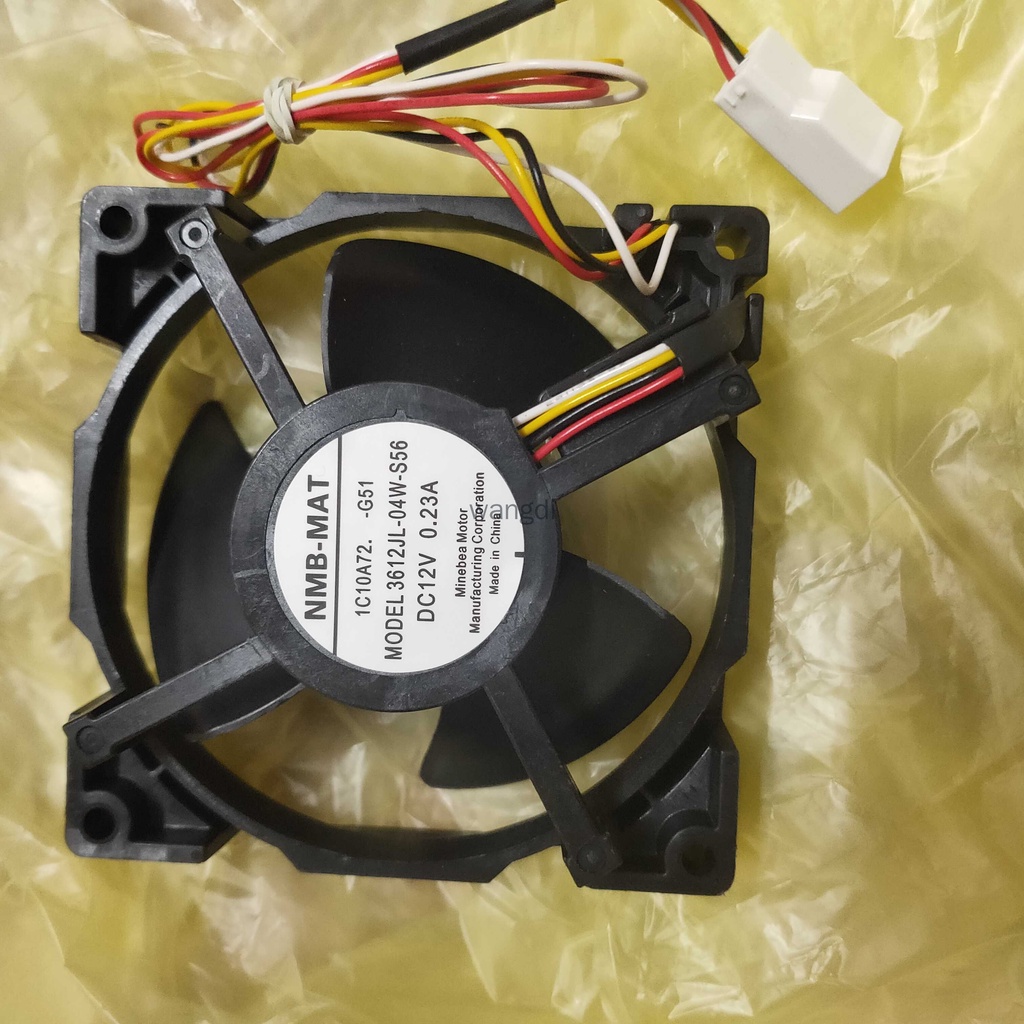 เหมาะสําหรับพัดลมตู้เย็นหลายยี่ห้อรุ่น 3612JL-04W-S56 12V 0.23A พัดลมตู้เย็น