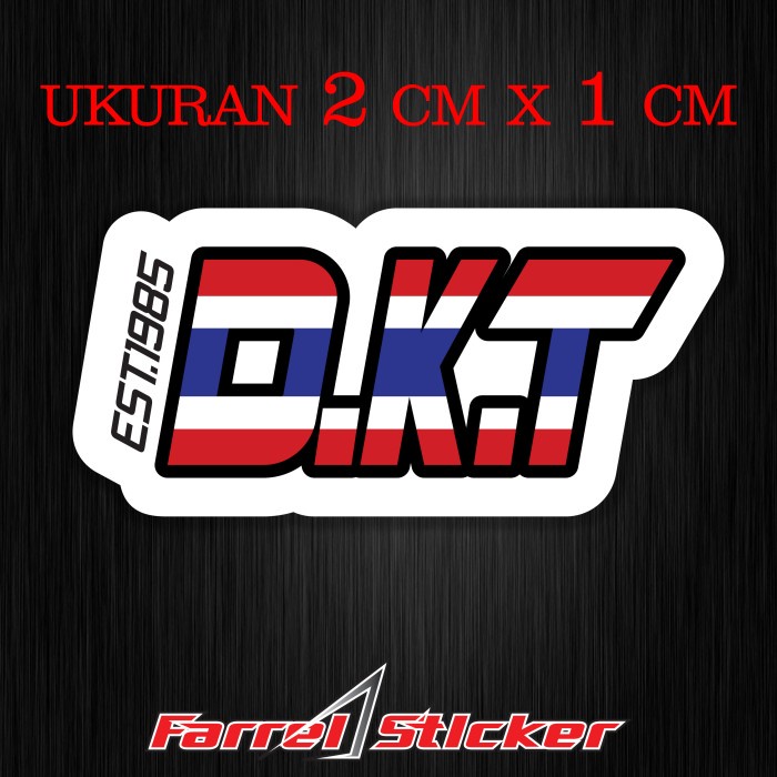 DKT Sticker Thai DKT Printcut Sticker - 2cm