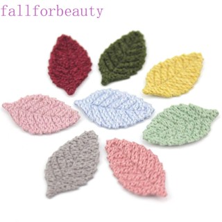 Fallforbeauty เข็มกลัด รูปใบไม้น่ารัก หลากสี สําหรับตกแต่งกิ๊บติดผม DIY