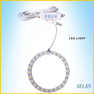 Selan สายเคเบิลพาวเวอร์ซัพพลาย DC5V LED พอร์ต USB หรี่แสงได้