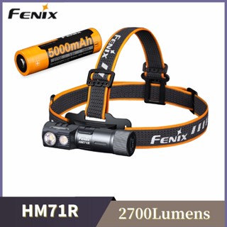 ไฟหน้า Fenix HM71R 2700 ลูเมนส์ ประสิทธิภาพสูง ชาร์จไฟได้ กันน้ํา น้ําหนักเบา