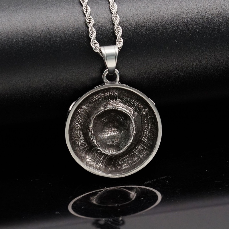 [Z H Jewelry] เครื่องประดับ วินเทจ ฮิปฮอป หกเหลี่ยม สิงโต จี้ ผู้ชายและผู้หญิง แฟชั่น สเตนเลส สร้อยคอ พังก์ ปาร์ตี้ ร็อค ไทเทเนียม เหล็ก เครื่องประดับ อุปกรณ์เสริม