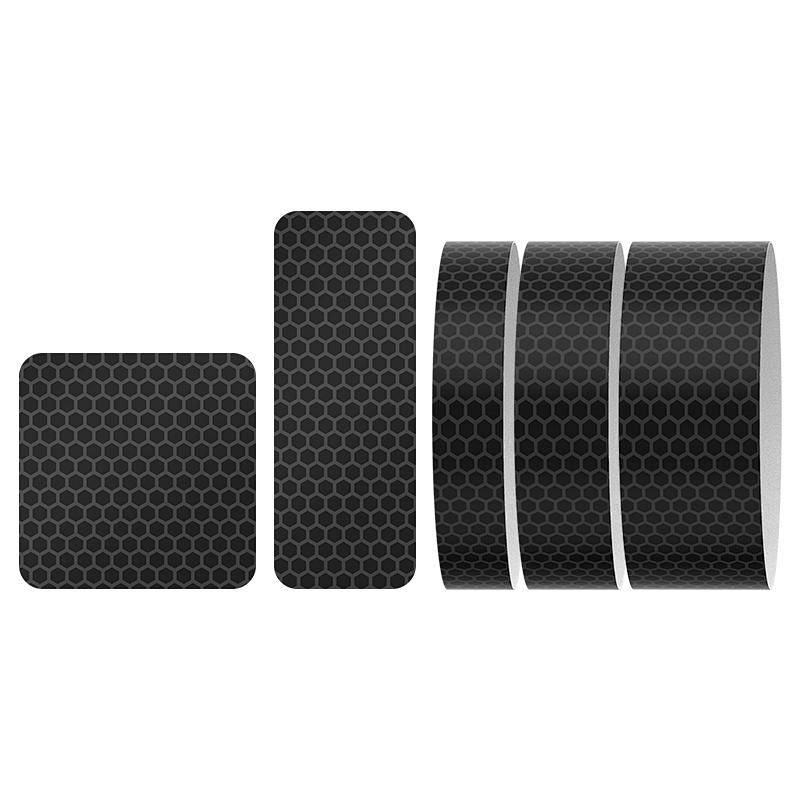 3M Reflective Sticker Black Car Sticker Reflective Sticker Scratch Hidden Sticker Motorcycle Car Inv