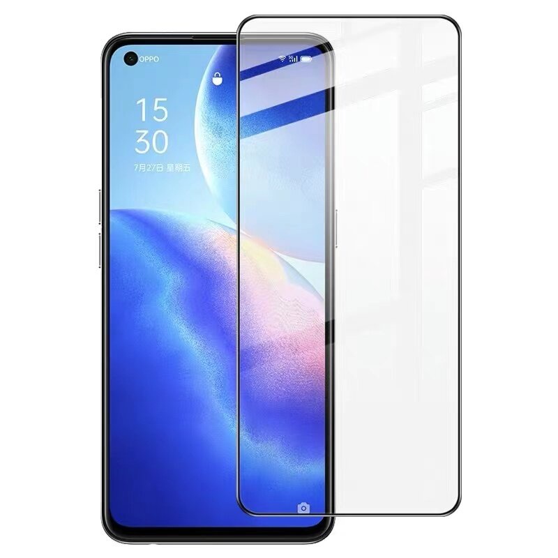 ฟิล์มเต็มจอ For Oppo A58 Reno15 15F 15Pro 15Promax A78 A17 Reno8/8Z/8Pro/A76/Reno5/6Z/A95/A16/A15/A1