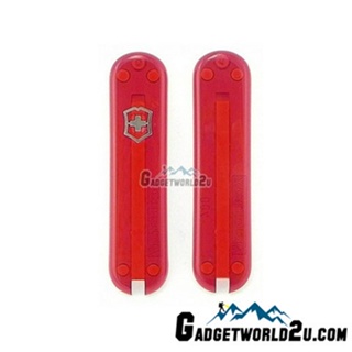 Victorinox ด้ามจับโปร่งแสง สเกล 58 มม. สีแดง