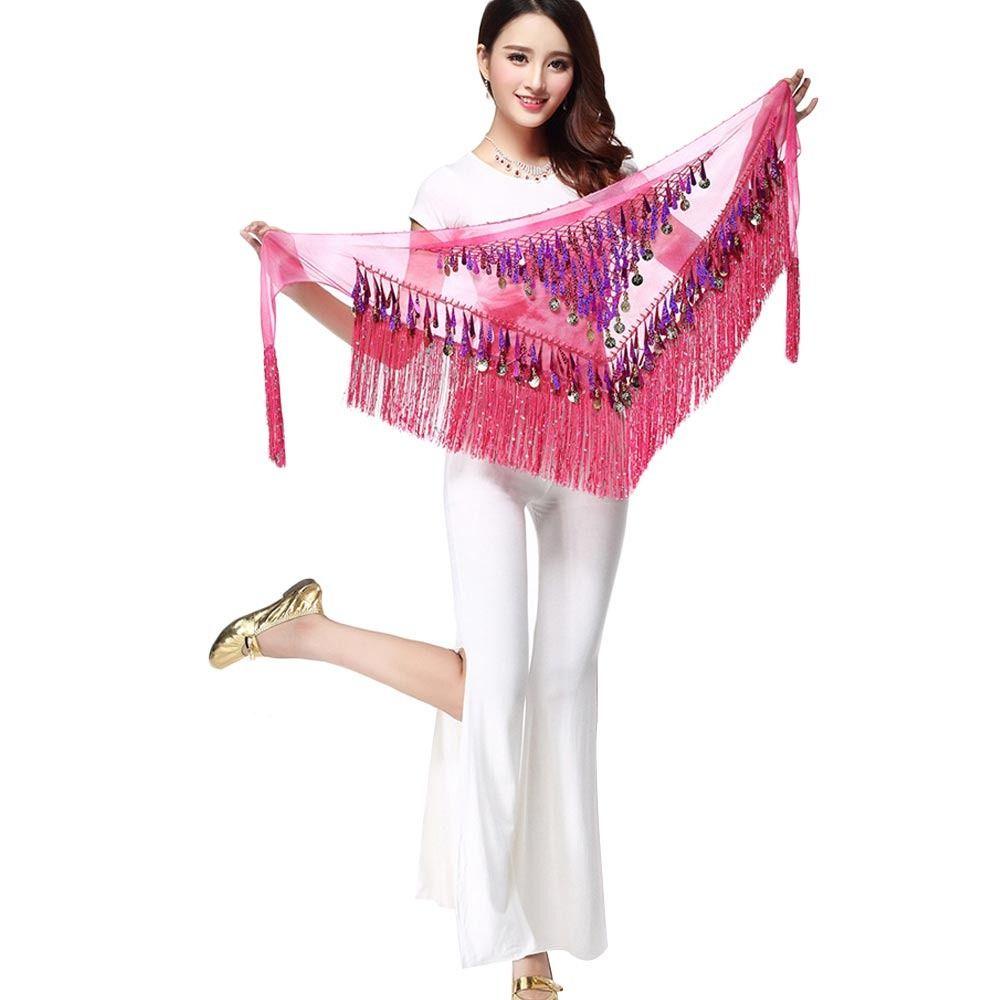 เข็มขัดสายสะโพกละเมิดสำหรับเต้น belly dance สำหรับผู้หญิง - รูปที่ 5