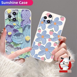 เคสโทรศัพท์ซิลิโคน TPU แบบนิ่ม ลายดอกไม้ สําหรับ Realme 10 C33 C35 C21Y C25 C55 C30s C30 C25Y C31 C12 C11 2020 C15 C25s C20 C3 Narzo 30A 50i 50A Prime 9i 8i 6i 5i 5s